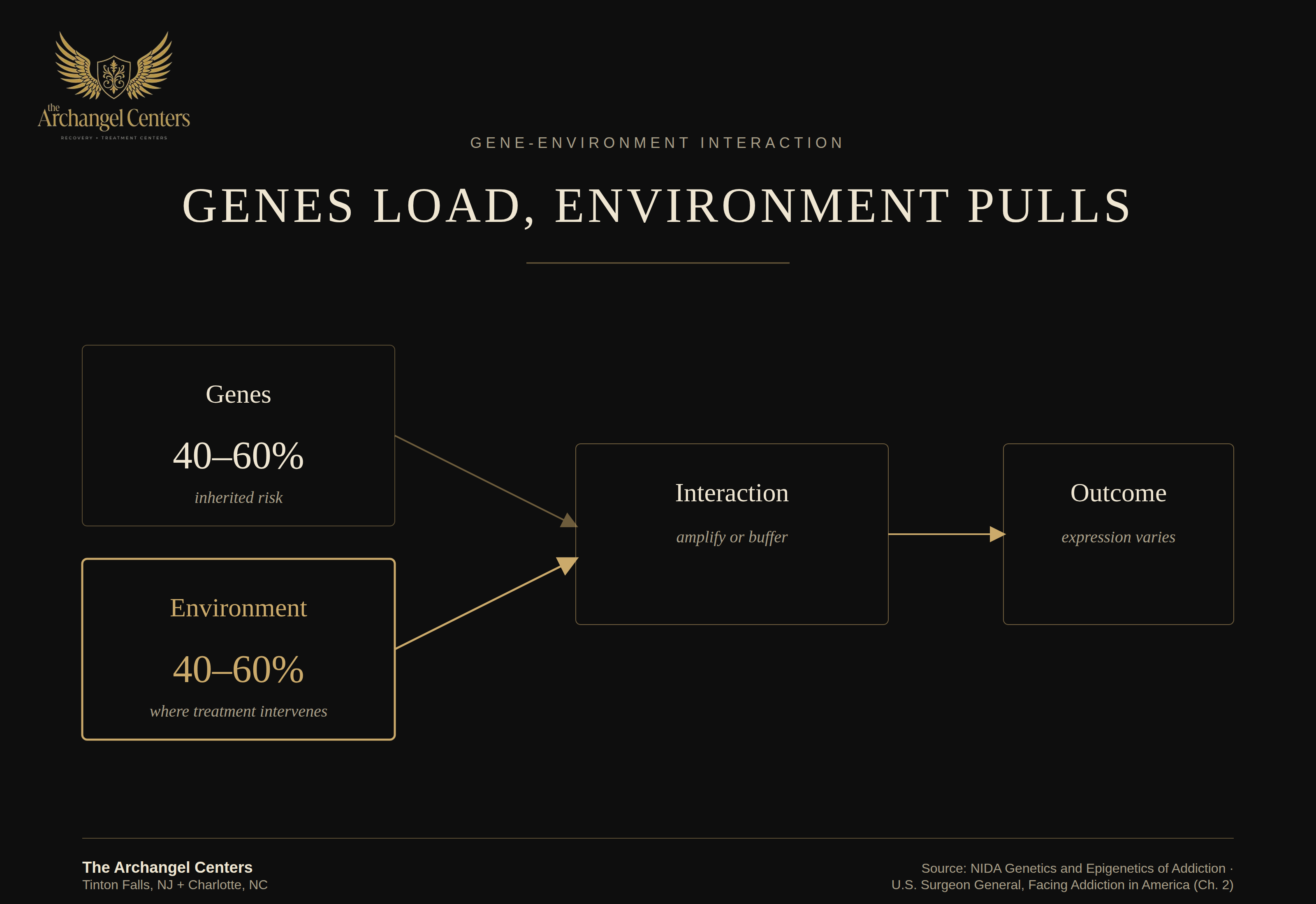 science of addiction / genetics / gene environment interaction
