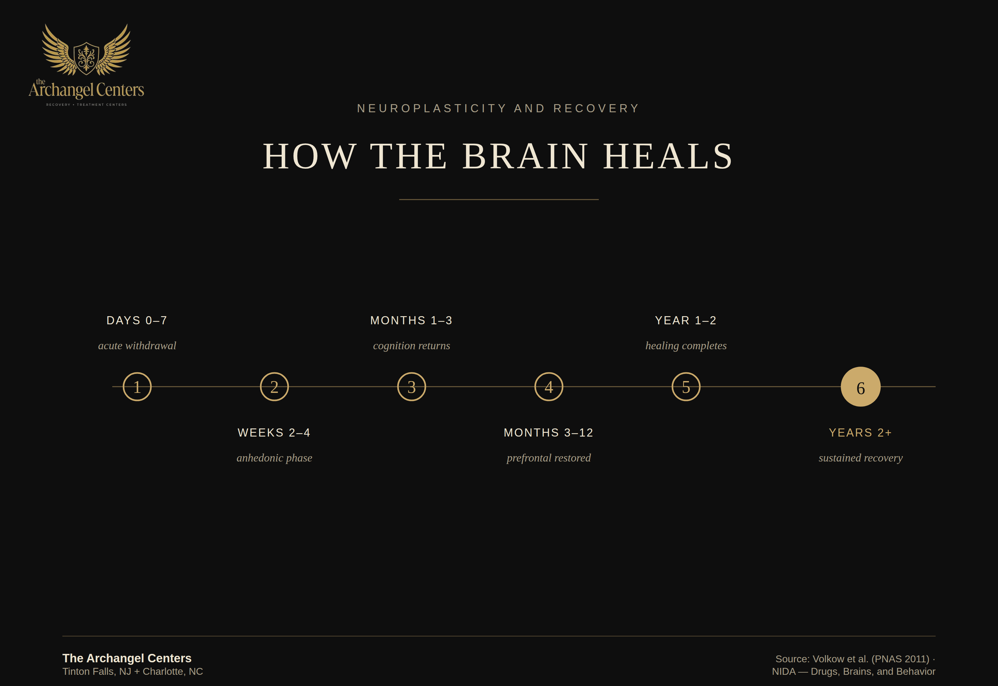 science of addiction / neuroplasticity recovery / brain recovery timeline